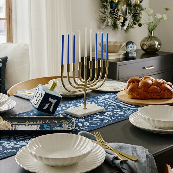 Hanukkah Menorah Table Decor - Picture 3 of 3